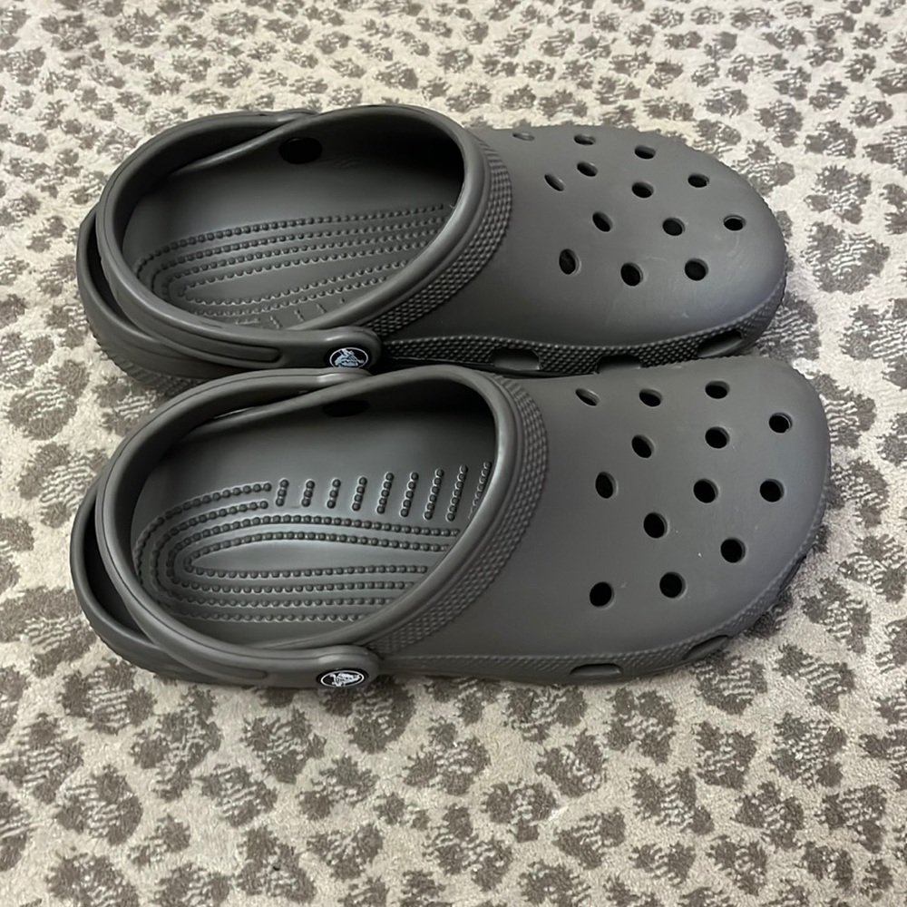Womens Crocs size 9 worn once light brown